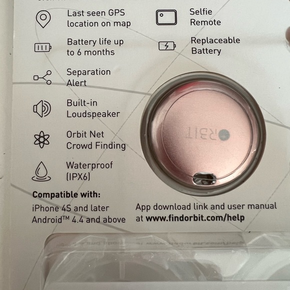 HButler Orbit Key Finder ROSE GOLD Brand New - UNIVERSAL - Picture 6 of 7